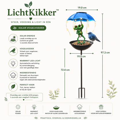 LichtKikker™ – Solar Vogelvoeder
