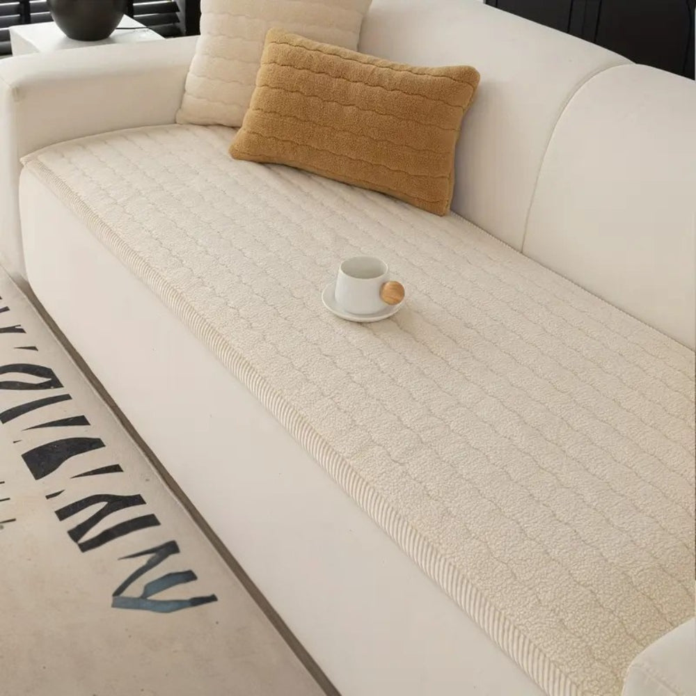 Pluche Bankhoes – Zachte Microvezel met Anti-Slip voor je Bank | Oase Wonen
