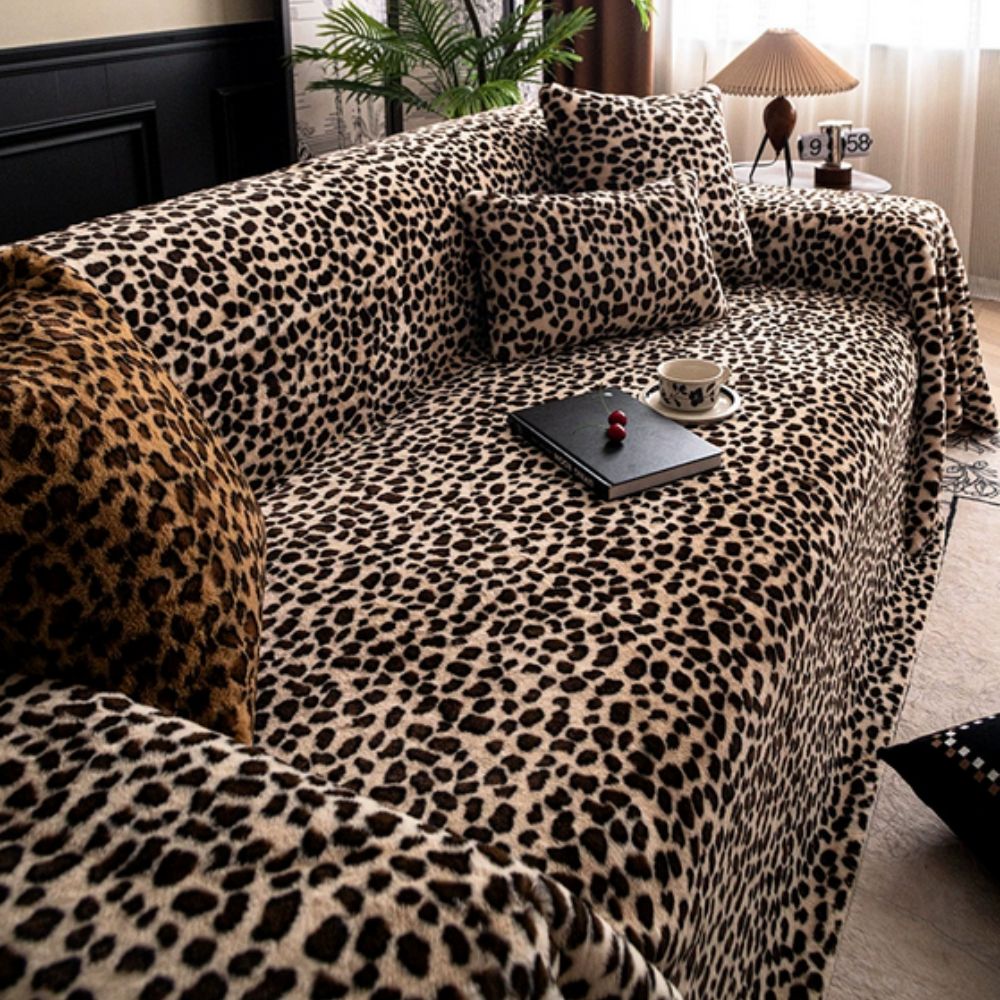 Luipaardprint Bankhoes – Zachte Microvezel voor je Bank | Oase Wonen