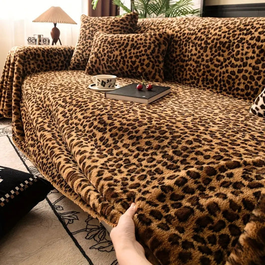 Luipaardprint Bankhoes – Zachte Microvezel voor je Bank | Oase Wonen