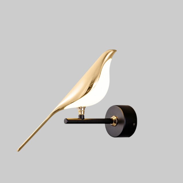 Aurora vogel wandlamp