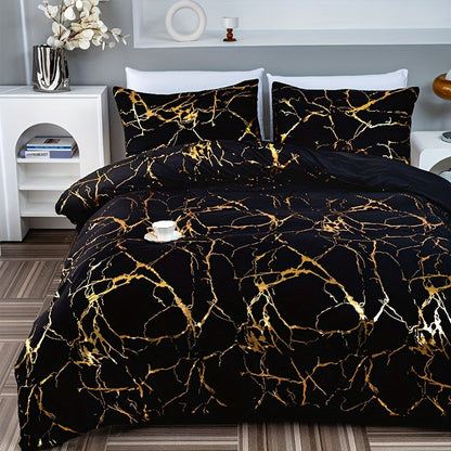 MarbleLuxe – Premium Dekbedovertrek met Marmer Design