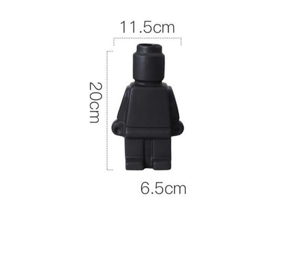 Lego-vorm lichaam vaas