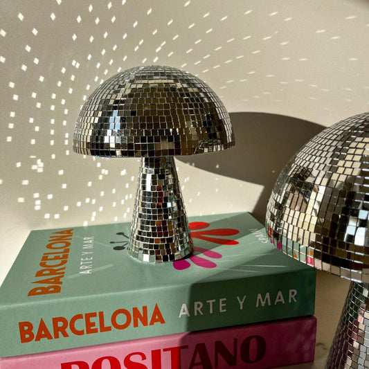 GlimmerShroom – Disco Retro Paddestoellamp