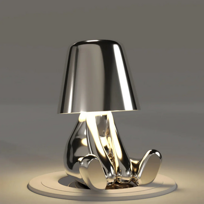 speelse tafellamp met uniek artistiek ontwerp en dimbaar licht – perfecte decoratie voor woonkamer, slaapkamer of bureau