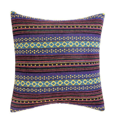 Bohemian Geometrische Kussenhoes – Geweven Microvezel voor de Bank | Oase Wonen