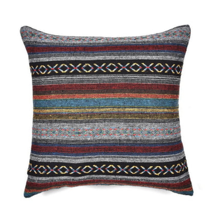 Bohemian Geometrische Kussenhoes – Geweven Microvezel voor de Bank | Oase Wonen