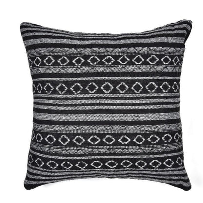 Bohemian Geometrische Kussenhoes – Geweven Microvezel voor de Bank | Oase Wonen
