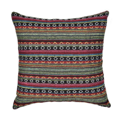 Bohemian Geometrische Kussenhoes – Geweven Microvezel voor de Bank | Oase Wonen