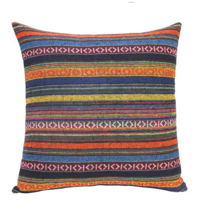Bohemian Geometrische Kussenhoes – Geweven Microvezel voor de Bank | Oase Wonen