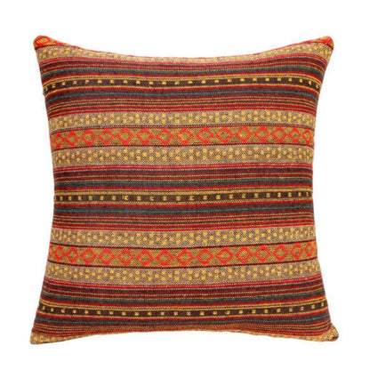 Bohemian Geometrische Kussenhoes – Geweven Microvezel voor de Bank | Oase Wonen