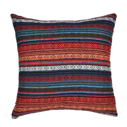 Bohemian Geometrische Kussenhoes – Geweven Microvezel voor de Bank | Oase Wonen