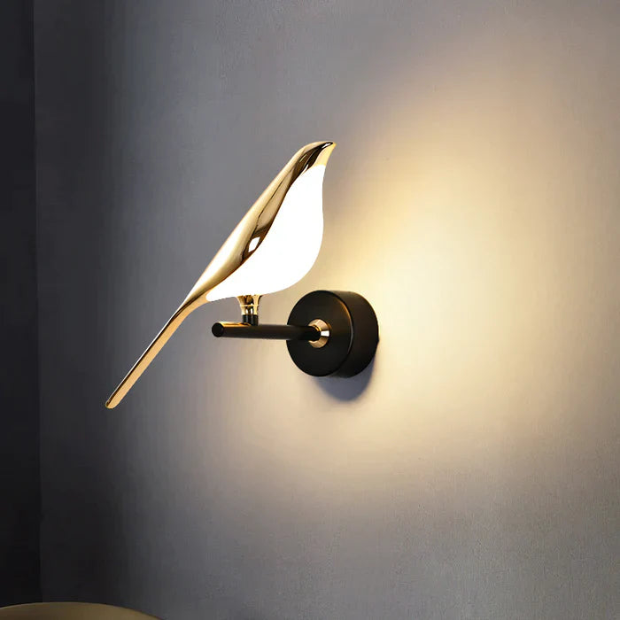 Aurora vogel wandlamp