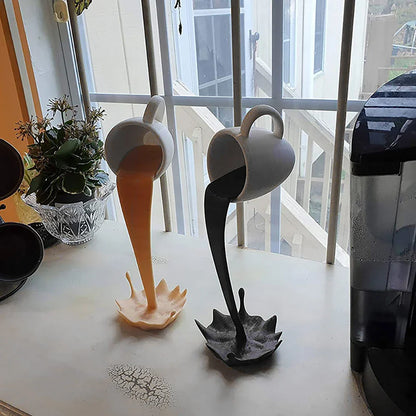 Kaffeeflow – Zwevende Koffiesculptuur voor een Sfeervol Interieur