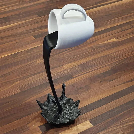 Kaffeeflow – Zwevende Koffiesculptuur voor een Sfeervol Interieur