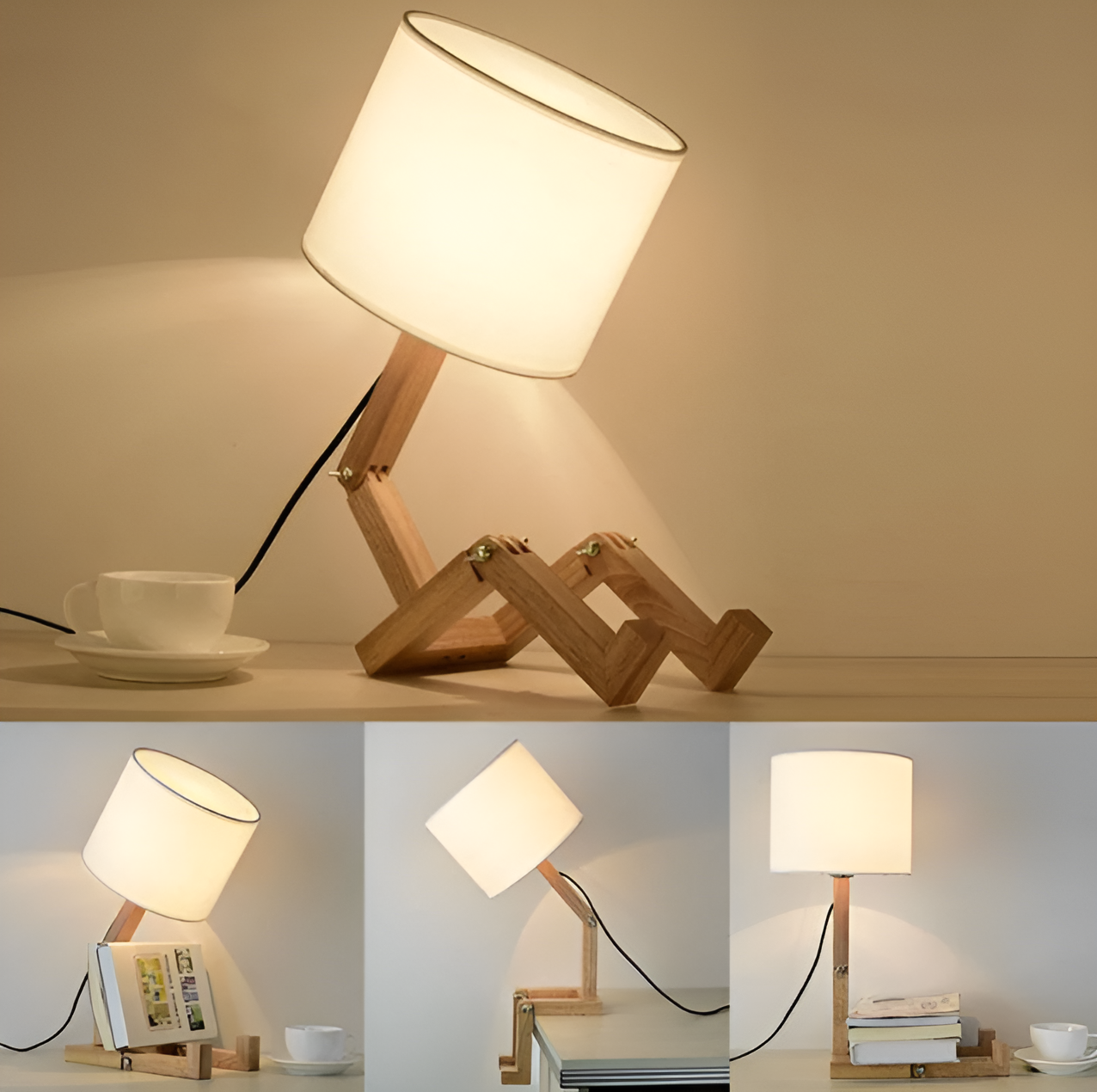 FlexiWood – Flexibele LED Tafellamp