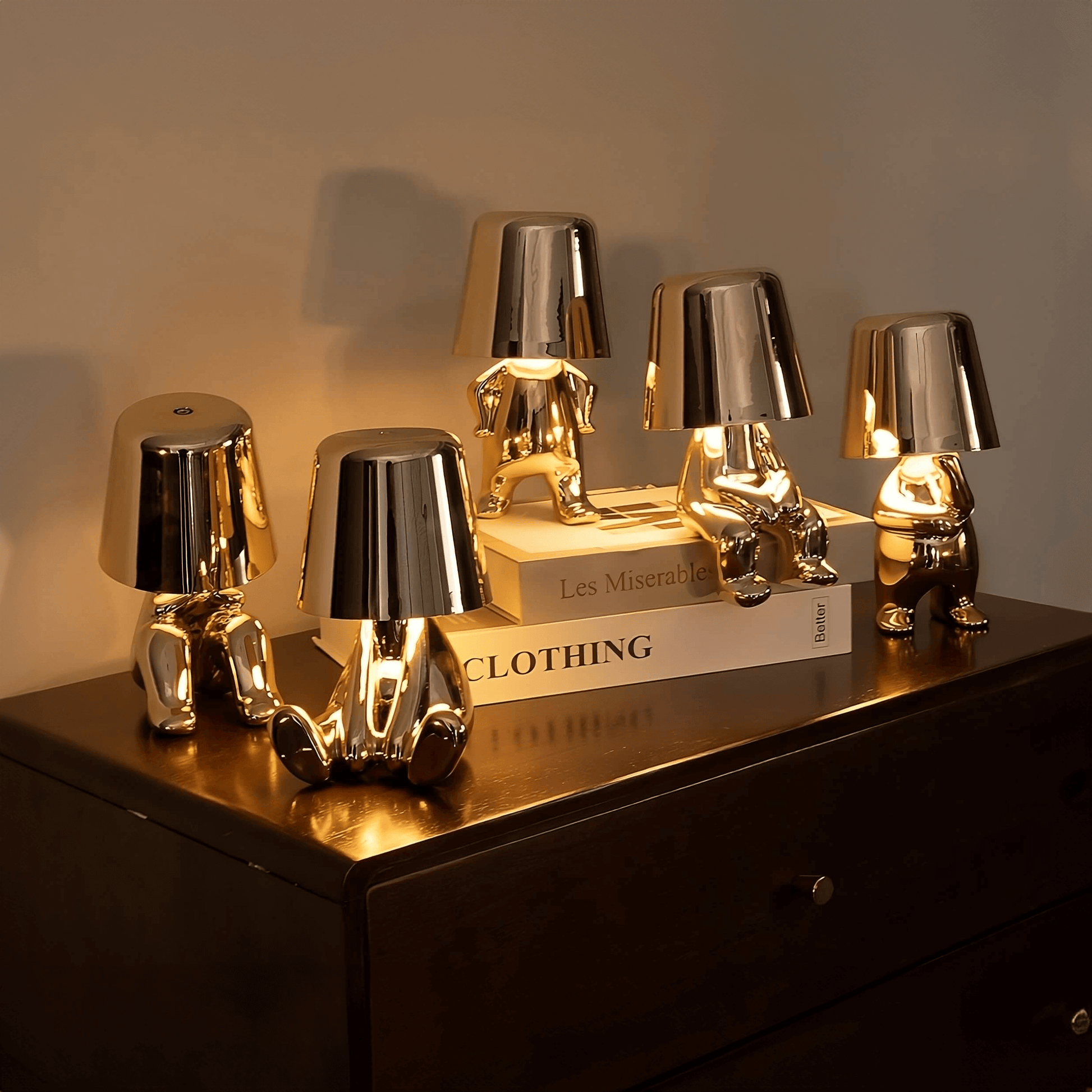 speelse tafellamp met uniek artistiek ontwerp en dimbaar licht – perfecte decoratie voor woonkamer, slaapkamer of bureau