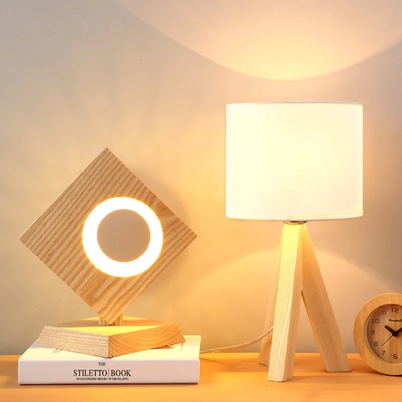 NatureLume Houten Tafellamp