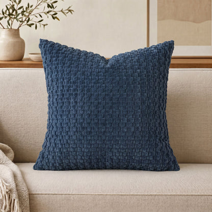 Boho Geometrische Sierkussenhoes – Geweven Wollen Cord voor de Bank | Oase Wonen