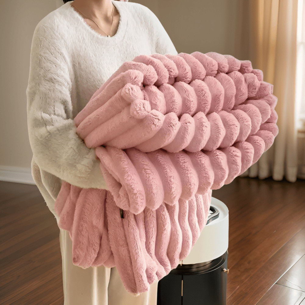 Pluche Winter Deken – Zachte Fleece Plaid voor Bank en Woonkamer | Oase Wonen