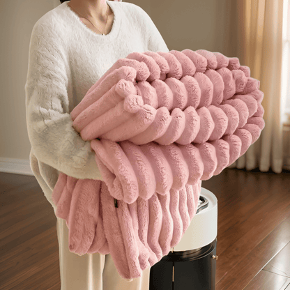 Pluche Winter Deken – Zachte Fleece Plaid voor Bank en Woonkamer | Oase Wonen