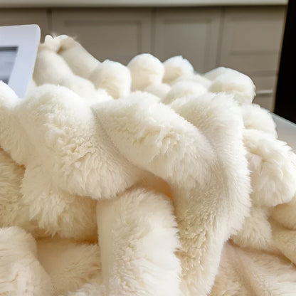 Pluche Winter Deken – Zachte Fleece Plaid voor Bank en Woonkamer | Oase Wonen