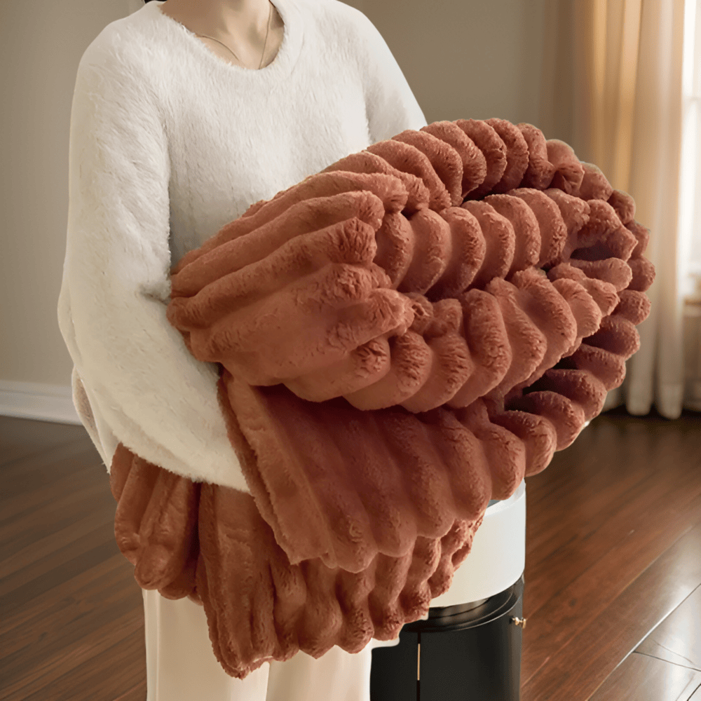 Pluche Winter Deken – Zachte Fleece Plaid voor Bank en Woonkamer | Oase Wonen