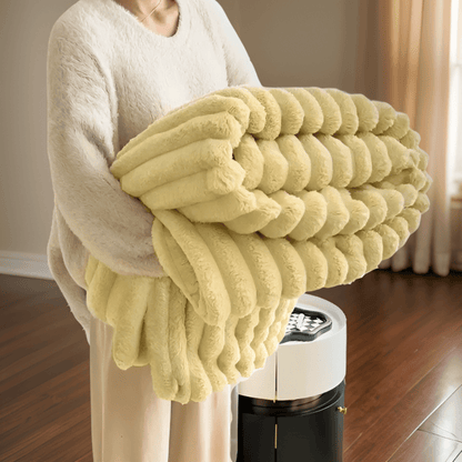 Pluche Winter Deken – Zachte Fleece Plaid voor Bank en Woonkamer | Oase Wonen