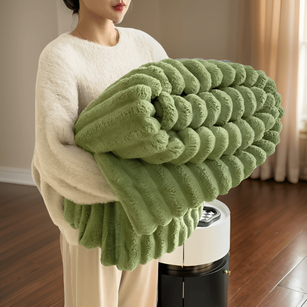 Pluche Winter Deken – Zachte Fleece Plaid voor Bank en Woonkamer | Oase Wonen