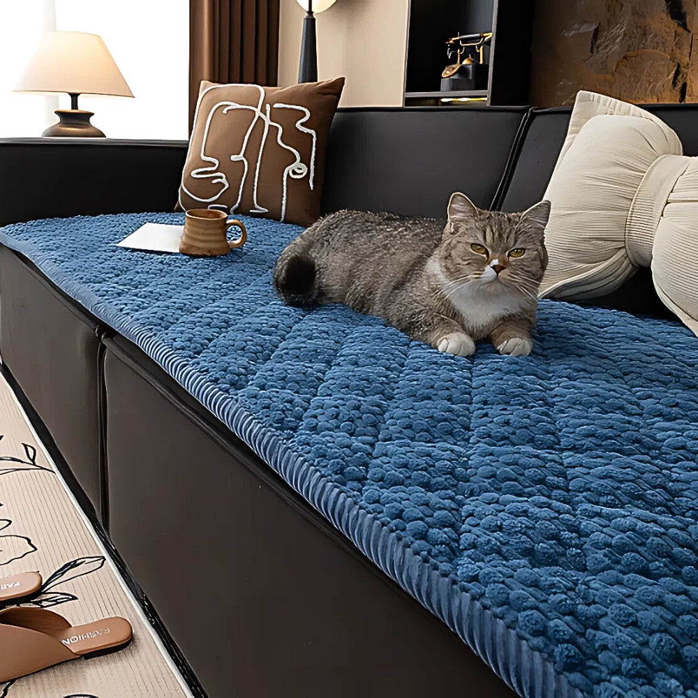 Gewatteerde Bankhoes met Anti-Slip – Beschermt tegen Huisdieren | Oase Wonen