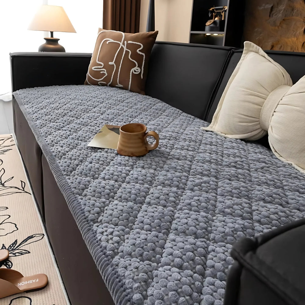 Gewatteerde Bankhoes met Anti-Slip – Beschermt tegen Huisdieren | Oase Wonen