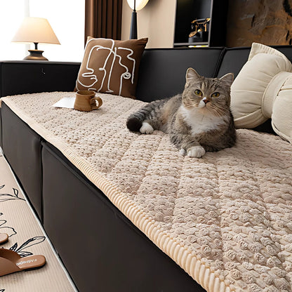 Gewatteerde Bankhoes met Anti-Slip – Beschermt tegen Huisdieren | Oase Wonen