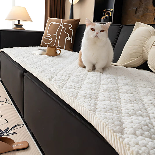 Gewatteerde Bankhoes met Anti-Slip – Beschermt tegen Huisdieren | Oase Wonen