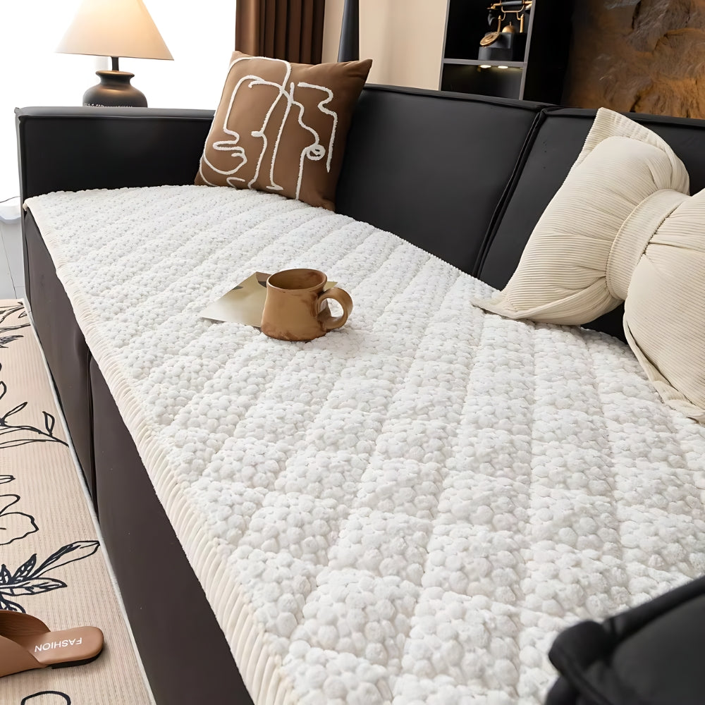 Gewatteerde Bankhoes met Anti-Slip – Beschermt tegen Huisdieren | Oase Wonen