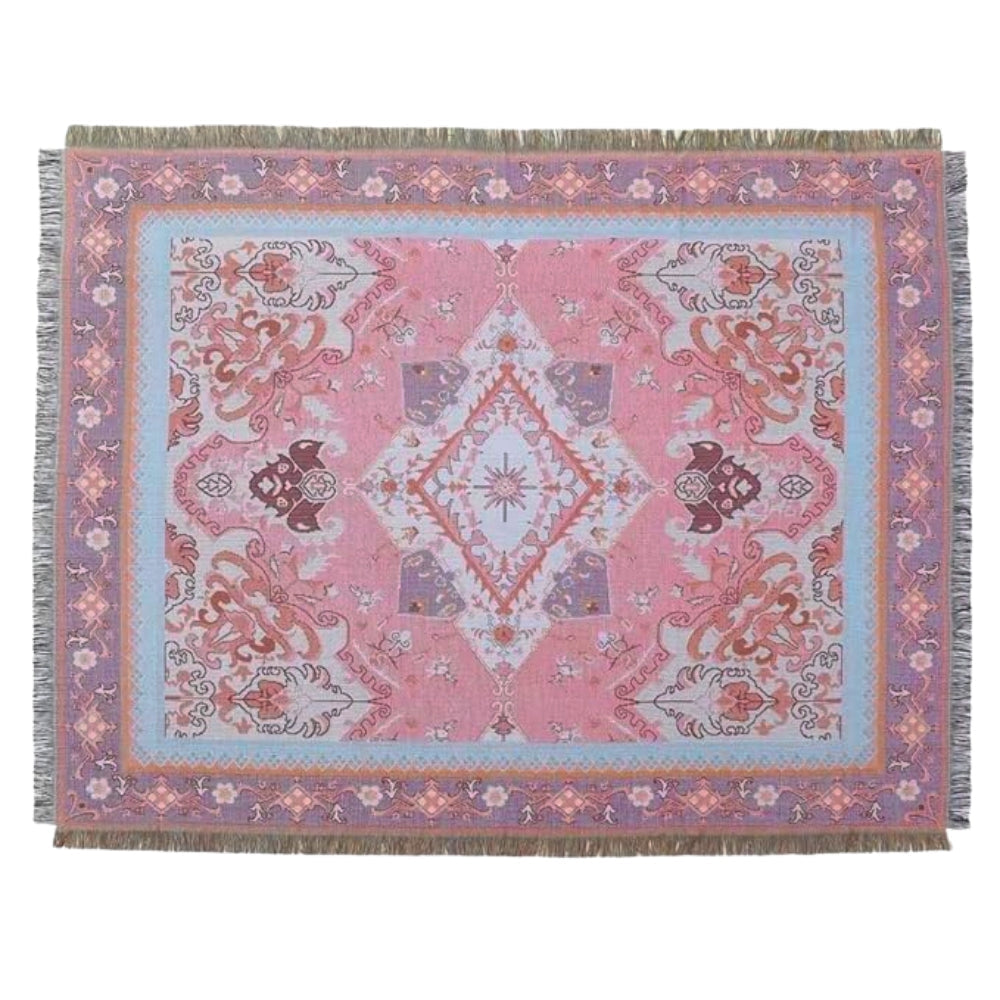 Bohemian Aztec Plaid – Zachte Microvezeldeken voor de Bank | Oase Wonen