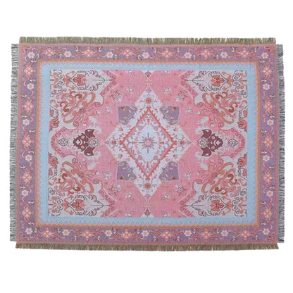 Bohemian Aztec Plaid – Zachte Microvezeldeken voor de Bank | Oase Wonen