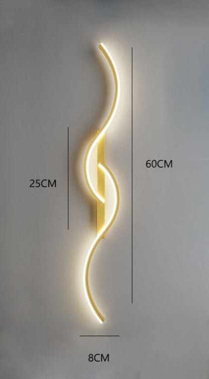 LumiLuxe – Stijlvolle LED Wandlamp voor een Modern Interieur