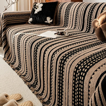 Boho Plaid Bankhoes – Zachte Microvezel voor Stoel en Bank | Oase Wonen
