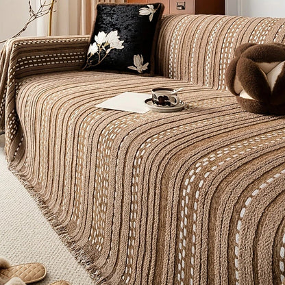 Boho Plaid Bankhoes – Zachte Microvezel voor Stoel en Bank | Oase Wonen