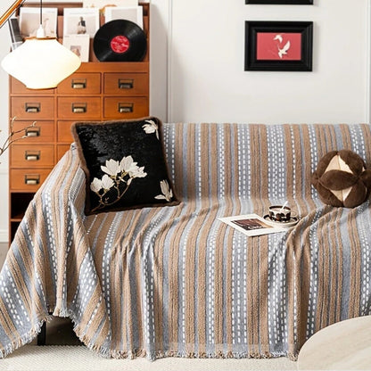 Boho Plaid Bankhoes – Zachte Microvezel voor Stoel en Bank | Oase Wonen