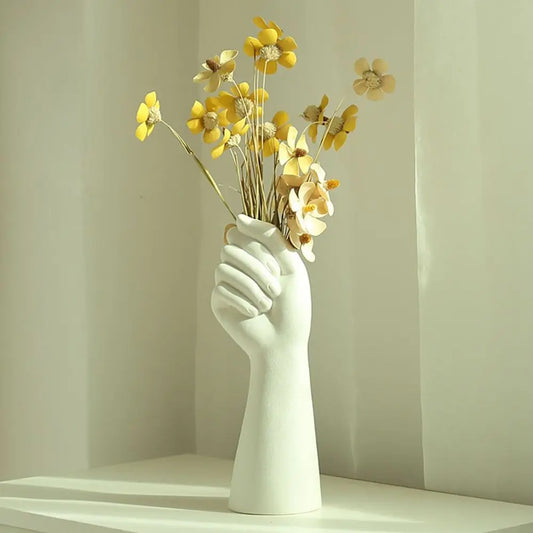 Handvorm Resin Vaas