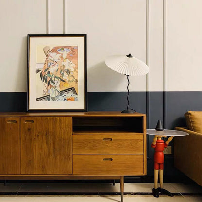 VeroTwist lamp - met geplooide stoffen kap