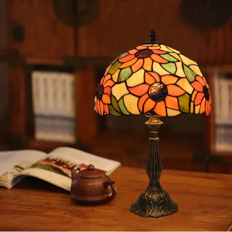 ColorGlow – Tiffany Bureaulamp met magische kleuren