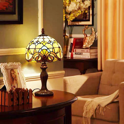 ColorGlow – Tiffany Bureaulamp met magische kleuren