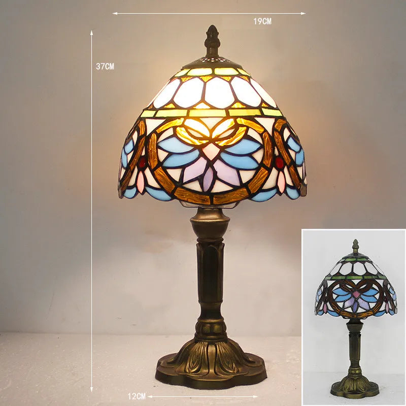 ColorGlow – Tiffany Bureaulamp met magische kleuren