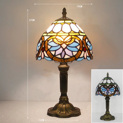 ColorGlow – Tiffany Bureaulamp met magische kleuren