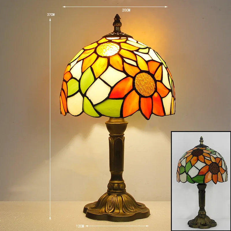 ColorGlow – Tiffany Bureaulamp met magische kleuren