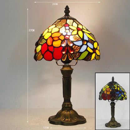 ColorGlow – Tiffany Bureaulamp met magische kleuren