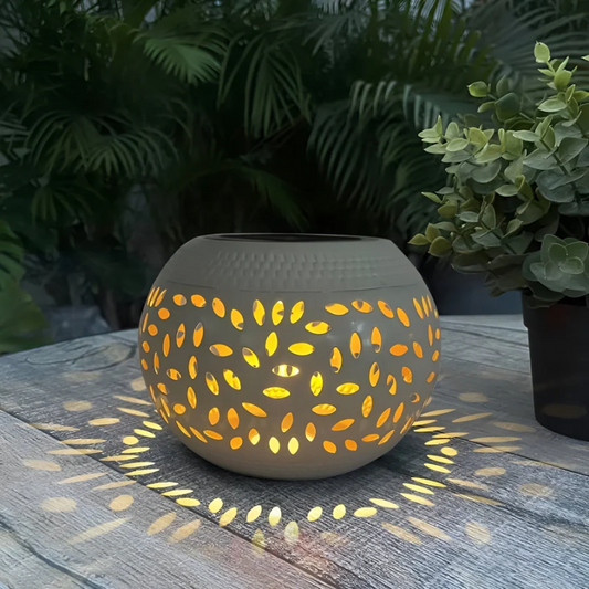SolarFlame – Zonne-Energie Lantaarn met Flikkerend Vuur-effect