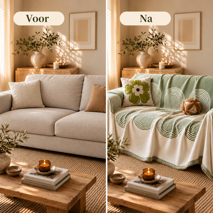 Bohéa™ sierdeken - Geeft je bank direct een frisse nieuwe look met sfeer